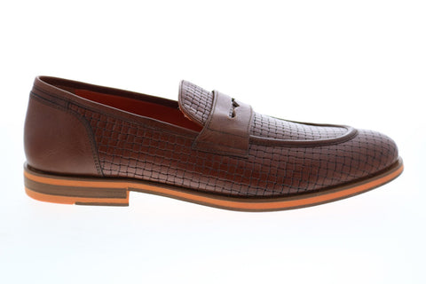 Geox U Bayle U927CA06R1JC6003 Mens Brown Loafers & Slip Ons Penny Shoes