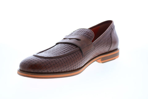 Geox U Bayle U927CA06R1JC6003 Mens Brown Loafers & Slip Ons Penny Shoes