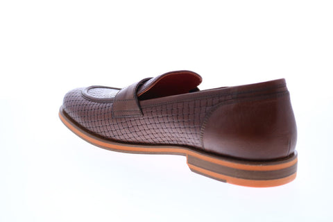 Geox U Bayle U927CA06R1JC6003 Mens Brown Loafers & Slip Ons Penny Shoes