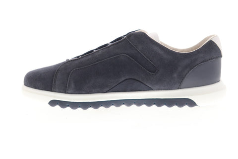 Geox U Nexside U927GA00022C4067 Mens Blue Suede Lace Up Low Top Sneakers Shoes
