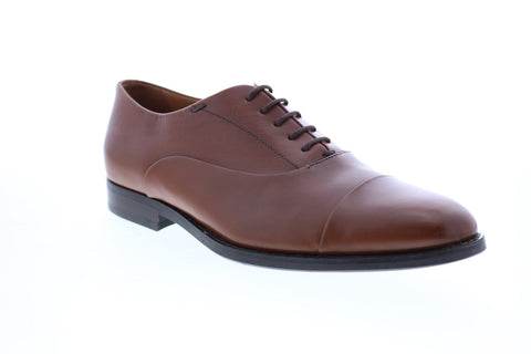Geox U Hampstead Mens Brown Leather Oxfords & Lace Ups Cap  display picture 3