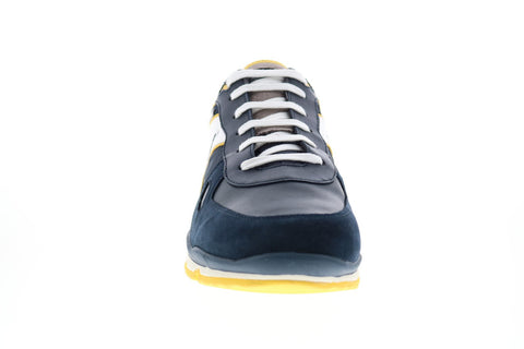 Geox U Sandford B Abx U92S7A022FUCF42M Mens Blue Suede Euro Sneakers Shoes