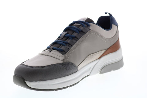 Geox U Rockson B Abx U947WA046K4CL65Y Mens Brown Leather Euro Sneakers Shoes