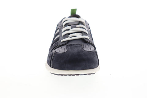 Geox U Snake 2 U948DA022FUC4K9M Mens Blue Suede Lace Up Low Top Sneakers Shoes
