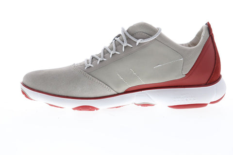 Geox U Nebula U94D7C01122C5Y6L Mens Gray Suede Lace Up Low Top Sneakers Shoes