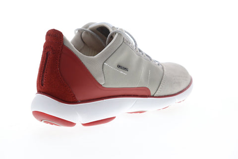 Geox U Nebula U94D7C01122C5Y6L Mens Gray Suede Lace Up Low Top Sneakers Shoes