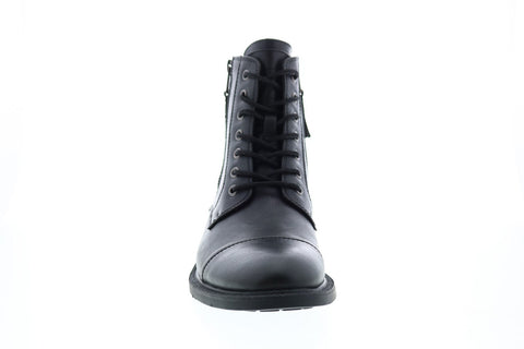 Unlisted by Kenneth Cole Roll Combat Boot Mens Black Casual Dress Boots