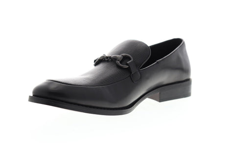 Unlisted by Kenneth Cole Half Time Play Mens Black Dress Loafers Shoes