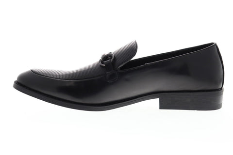 Unlisted by Kenneth Cole Half Time Play Mens Black Dress Loafers Shoes