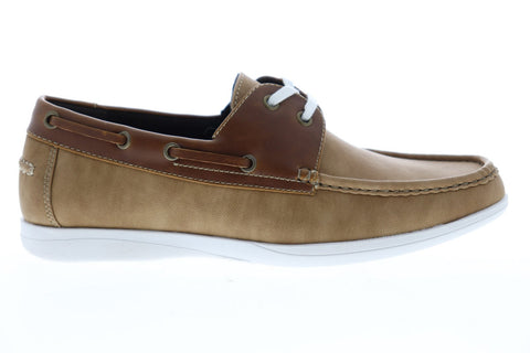 Unlisted by Kenneth Cole Comment Ater UMS9024TX Mens Tan Casual Boat Shoes