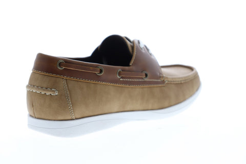 Unlisted by Kenneth Cole Comment Ater UMS9024TX Mens Tan Casual Boat Shoes