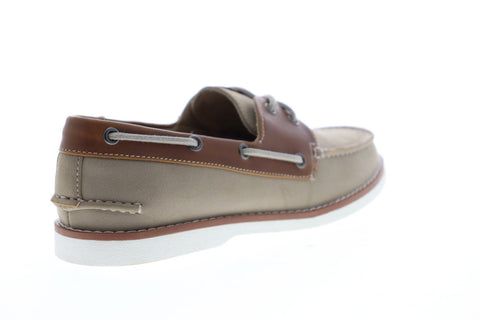 Unlisted by Kenneth Cole Santon Boat UMS9025S7 Mens Beige Casual Boat Shoes
