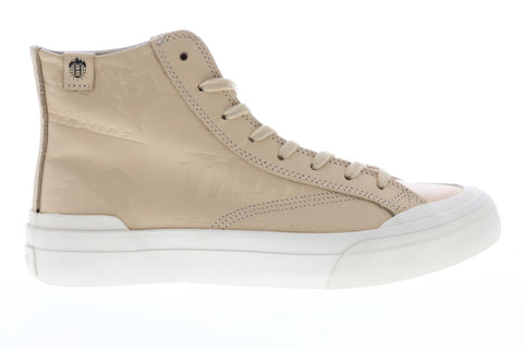 Kor tapperhed Rytmisk HUF X Thrasher Classic HI VC65M01 Mens Beige Tan Leather High Top Snea -  Ruze Shoes