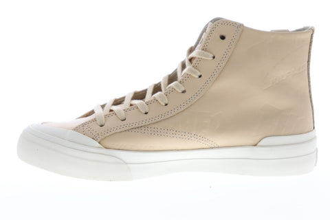 HUF Huf X Thrasher Classic Hi Mens Beige Tan High Top Athletic Surf Skate Shoes