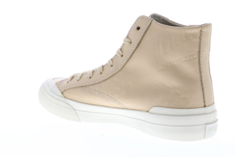 HUF Huf X Thrasher Classic Hi Mens Beige Tan High Top Athletic Surf Skate Shoes