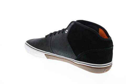 Vans Stage 4 Mid VN-00YEA8E Mens Black Suede Lace Up Skate Inspired Sneakers Shoes