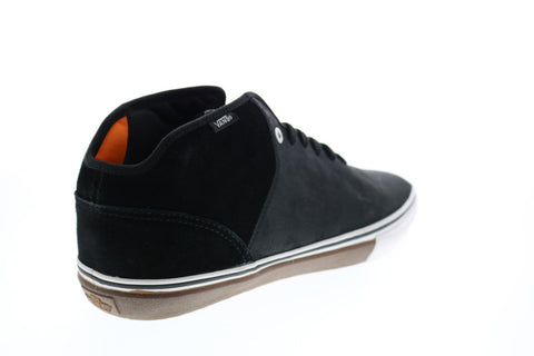 Vans Stage 4 Mid VN-00YEA8E Mens Black Suede Lace Up Skate Inspired Sneakers Shoes