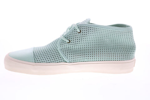 Vans Rhea SF VN00019RIJP Womens Green Leather Skate Inspired Sneakers Shoes