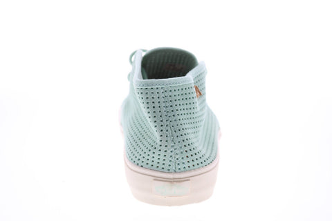 Vans Rhea SF VN00019RIJP Womens Green Leather Skate Inspired Sneakers Shoes