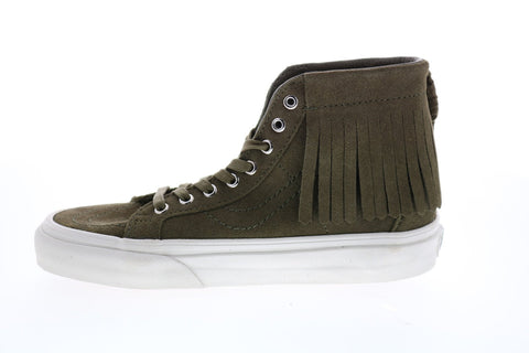 Vans Sk8 Hi Moc VN000315JUO Mens Green Suede Skate Inspired Sneakers Shoes