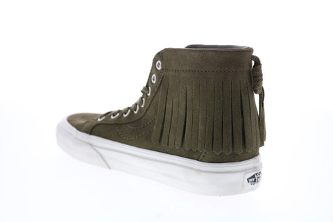 Vans Sk8 Hi Moc VN000315JUO Mens Green Suede Skate Inspired Sneakers Shoes