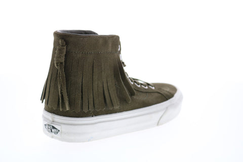 Vans Sk8 Hi Moc VN000315JUO Mens Green Suede Skate Inspired Sneakers Shoes