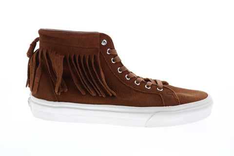 Vans Sk8 Hi Moc VN0A344LL0H Mens Brown Suede Skate Inspired Sneakers Shoes