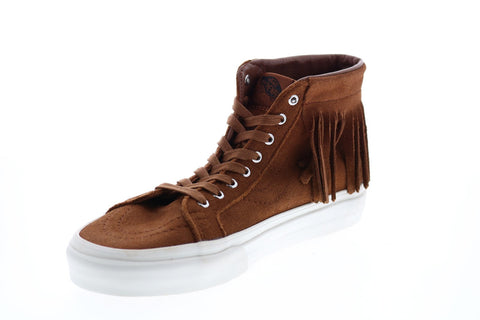 Vans Sk8 Hi Moc VN0A344LL0H Mens Brown Suede Skate Inspired Sneakers Shoes