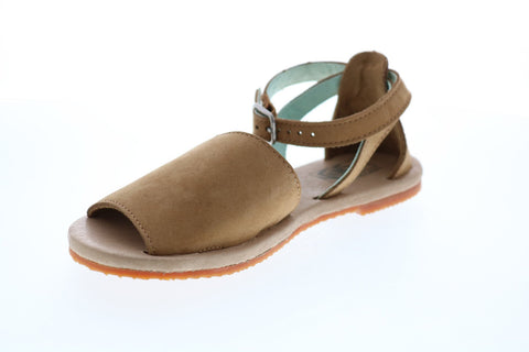 Vans Ankle Hi Tan VN0A38HITAN Womens Tan Leather Strap Strap Flats Shoes