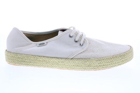 Vans Tazie Esp VN0A38INFHZ Womens White Canvas Skate Inspired Sneakers Shoes