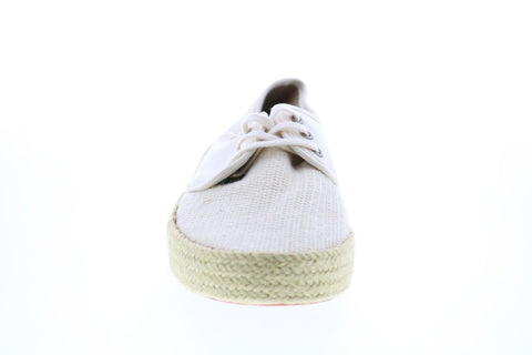 Vans Tazie Esp VN0A38INFHZ Womens White Canvas Skate Inspired Sneakers Shoes