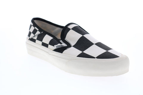 Vans Classic Slip On VN0A3MVDUPY Mens Black Canvas Skate Inspired Sneakers Shoes