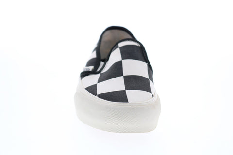 Vans Classic Slip On VN0A3MVDUPY Mens Black Canvas Skate Inspired Sneakers Shoes