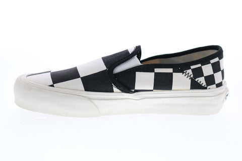 Vans Classic Slip On VN0A3MVDUPY Mens Black Canvas Skate Inspired Sneakers Shoes