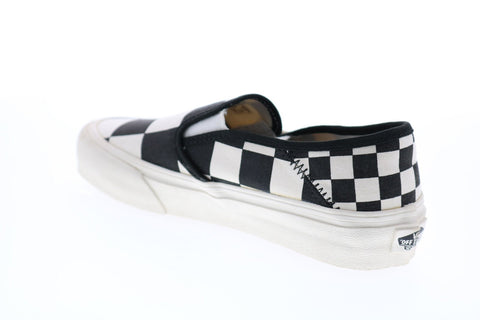 Vans Classic Slip On VN0A3MVDUPY Mens Black Canvas Skate Inspired Sneakers Shoes