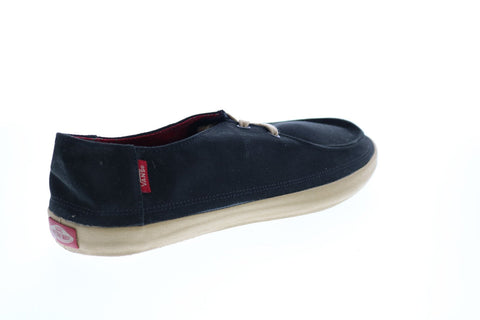 Vans Rata Vulc VN0JXM6ET Mens  Black Canvas  Lace Up Loafers Boat Shoes
