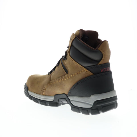 Wolverine Tarmac 6" WP Reflective Composite Toe W10305 Mens Brown Work Boots