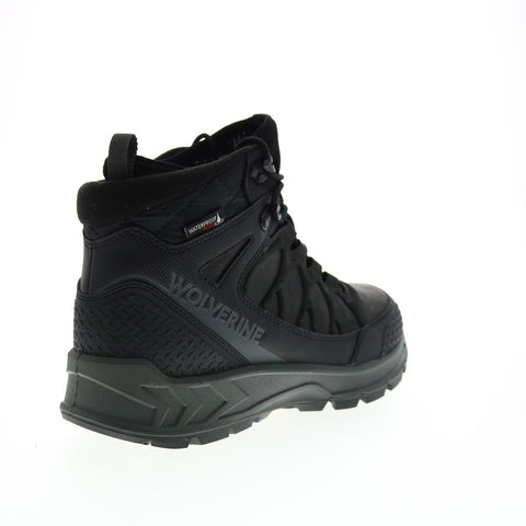 Wolverine Polar Range Mid W880111 Mens Black Wide Leather Hiking Boots