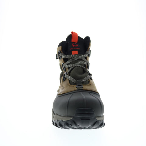 Wolverine Glacier Surge Insulated 7" W880310 Mens Gray Lace Up Rain Boots
