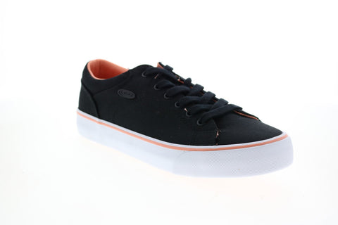 Lugz Ally WALLYC-0851 Womens Black Canvas Lace Up Lifestyle Sneakers Shoes
