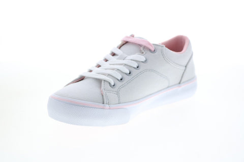 Lugz Ally WALLYC-0967 Womens Beige Canvas Lace Up Lifestyle Sneakers Shoes
