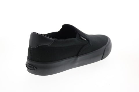 Lugz Bandit WBANDIC-001 Womens Black Canvas Slip On Lifestyle Sneakers Shoes