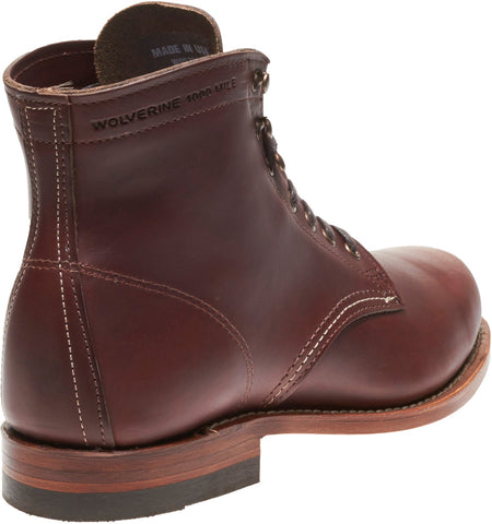 Wolverine 1000 Mile Boot W05299 Mens Burgundy Leather Casual Dress Boots
