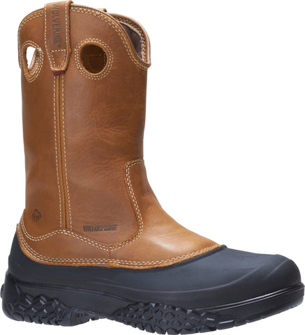 Wolverine Swampmonster Waterproof W05699 Mens Brown Leather Work Boots