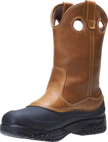 Wolverine Swampmonster Waterproof W05699 Mens Brown Leather Work Boots