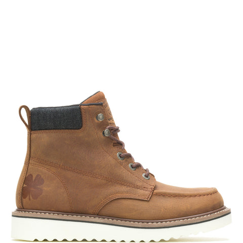 Wolverine Lucky Loader 6" W080076 Mens Brown Leather Lace Up Work Boots