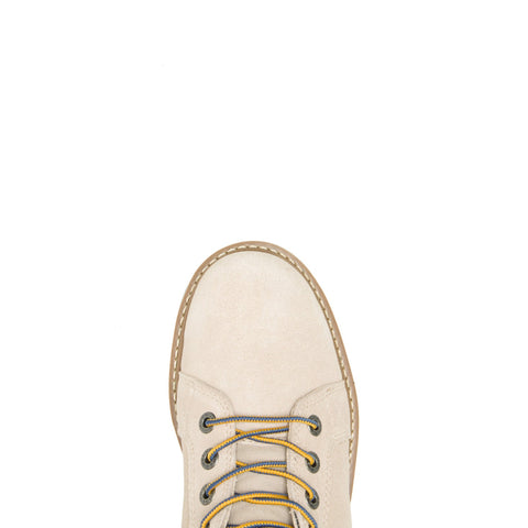 Wolverine Lucky Brand Worker 6" W080078 Mens Beige Leather Lace Up Work Boots