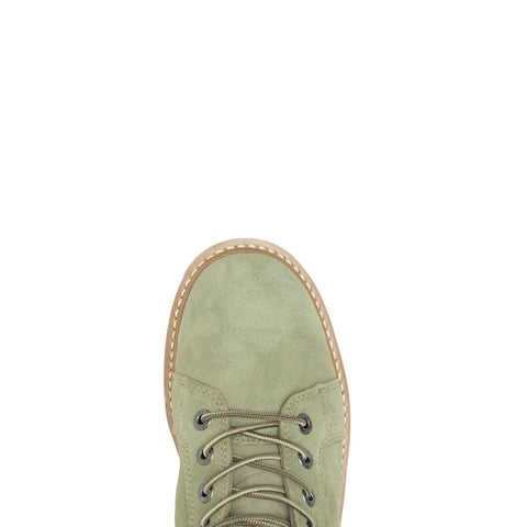 Wolverine Lucky Brand Worker 6" W080079 Mens Green Wide Leather Work Boots