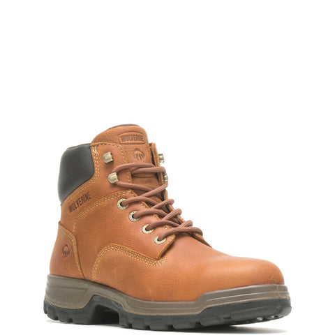 Wolverine Direct-Attach Durashocks SR WP Steel Toe 6" Mens Brown Work Boots
