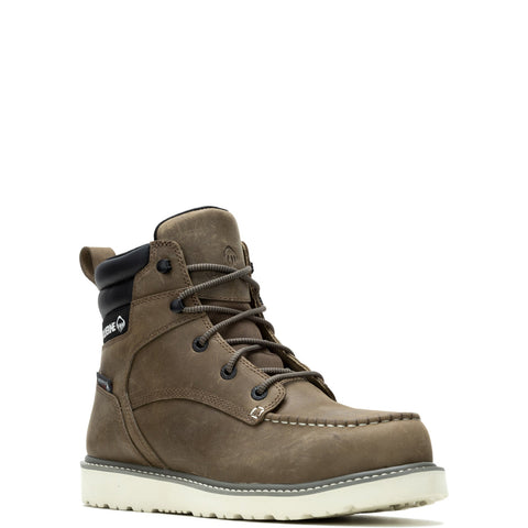 Wolverine Trade Wedge W080140 Womens Gray Leather Lace Up Work Boots